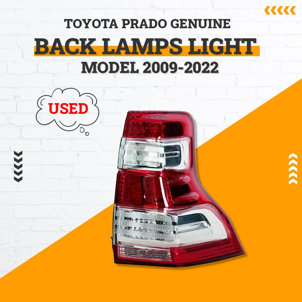 Used Toyota Prado Genuine Back Lamps Light Right Side - Model 2009-2022