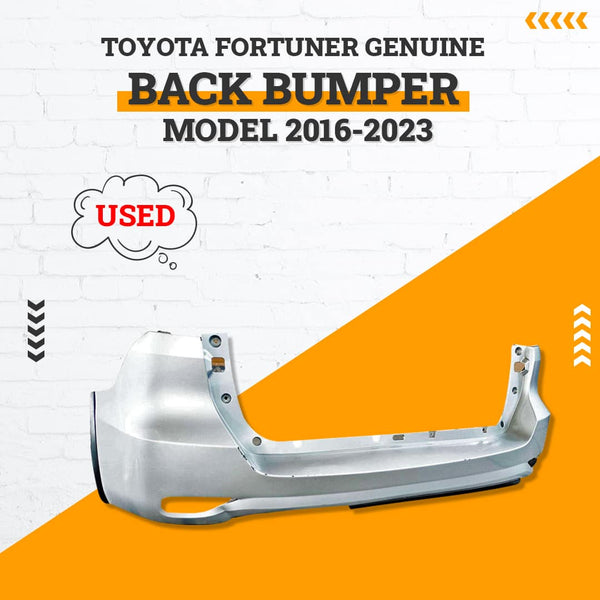 Used Toyota Fortuner Genuine Back Bumper - Model 2016-2023