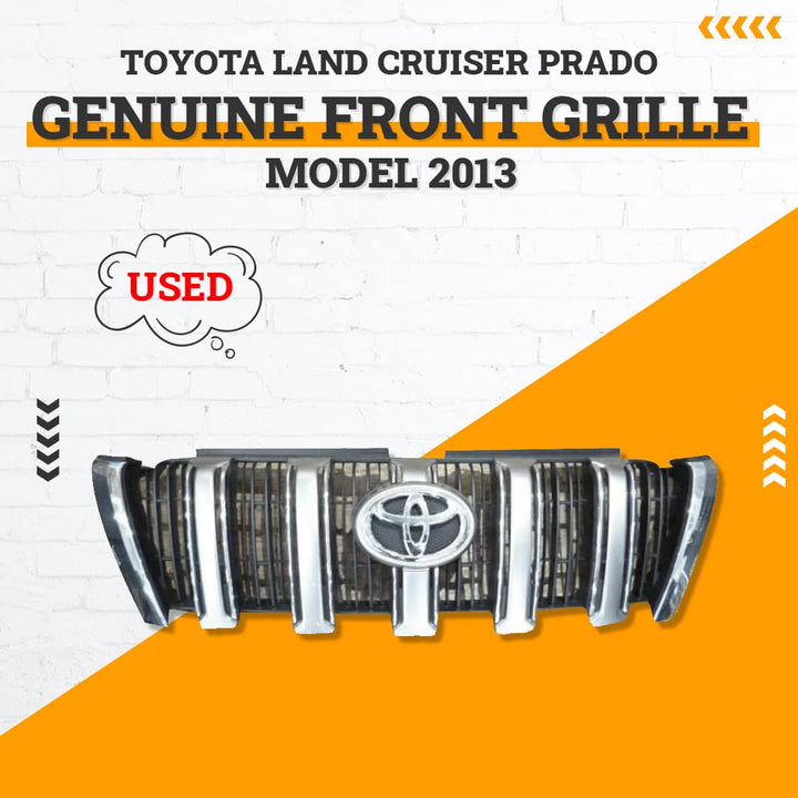 Used Toyota Land Cruiser Prado Genuine Front Grille - Model 2013