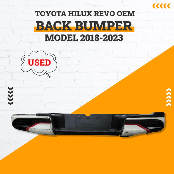 Used Toyota Hilux Revo OEM Back Bumper - Model 2018-2023