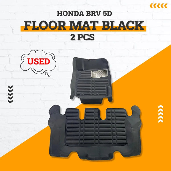 Used Honda BRV 5D Floor Mat Black 2  Pcs - Model 2017-2021