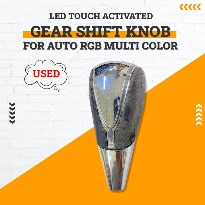 Used LED Touch Activated Gear Shift Knob For Auto RGB Multi Color