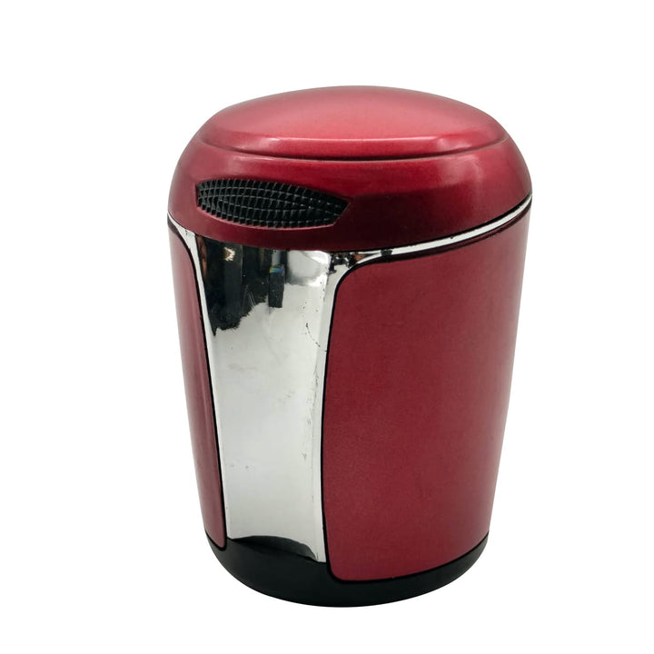 Portable LED Ashtray Red With Chrome