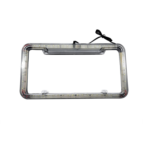 LED License Number Plate Frame For Cars Multi - Each