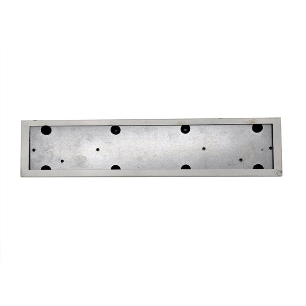 UK Style Heavy Duty Metal License Number Plate Frame For Cars White - Each