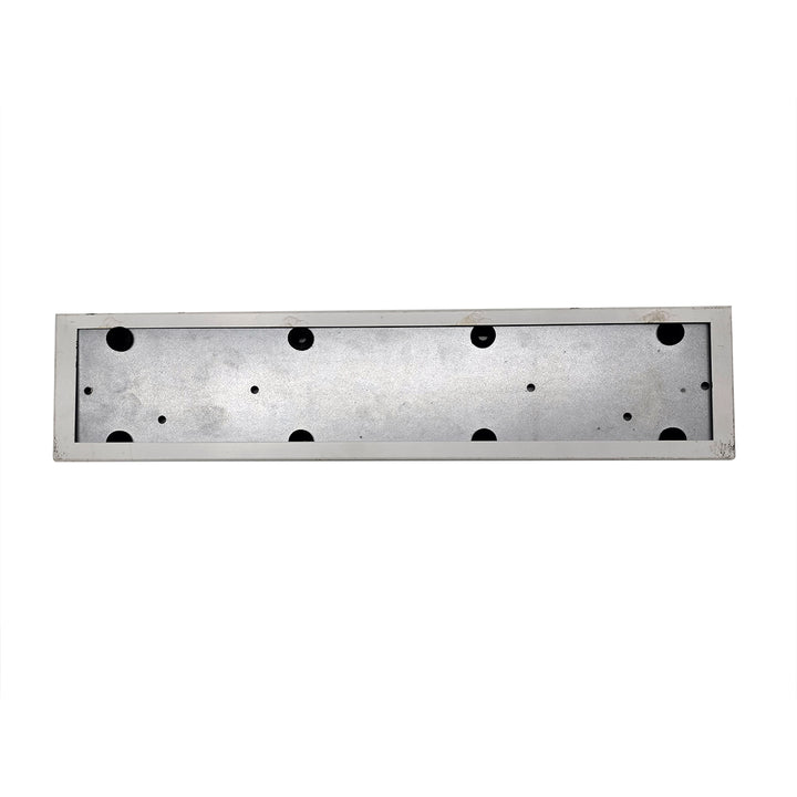 UK Style Heavy Duty Metal License Number Plate Frame For Cars White - Each