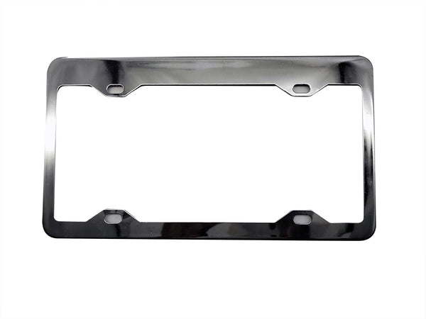 Metal License Number Plate Frame For Cars Chrome - Each