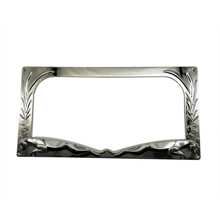 Jaguar Plastic License Number Plate Frame For Cars Chrome - Each