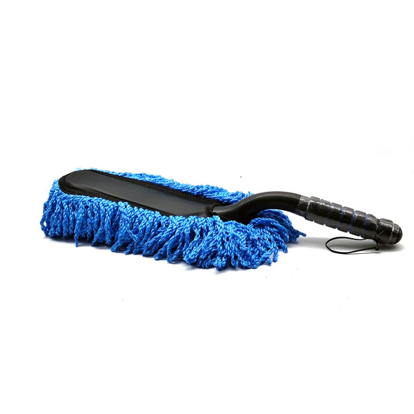 Small Handle Duster Super Soft Cleaner Brush - Blue A00335