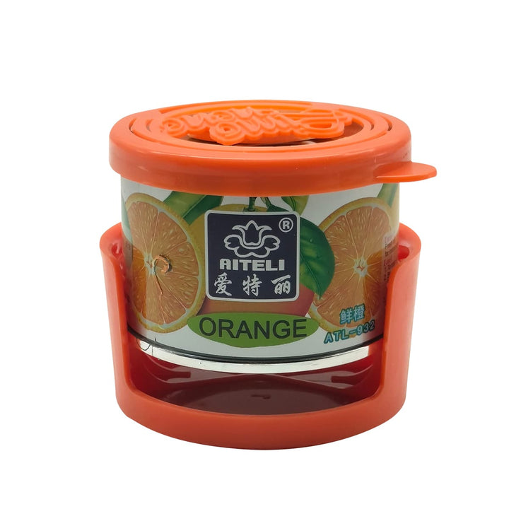 Aiteli Gel Air Freshener With Can Holder - Orange