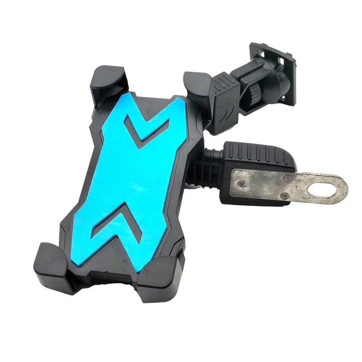 Mobile Holder For Motorcycle Bike Black Blue - A903295