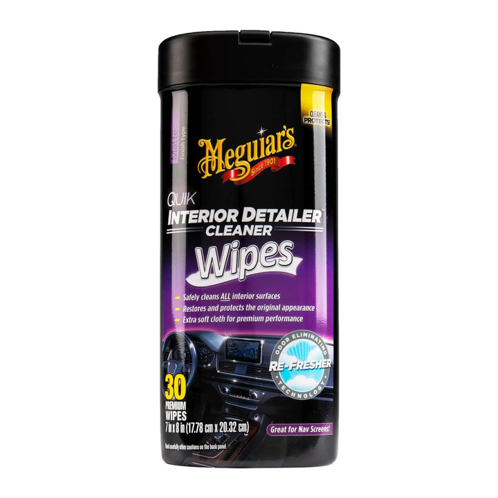 Meguiars Quik Interior Detailer Interior Wipes - G13600