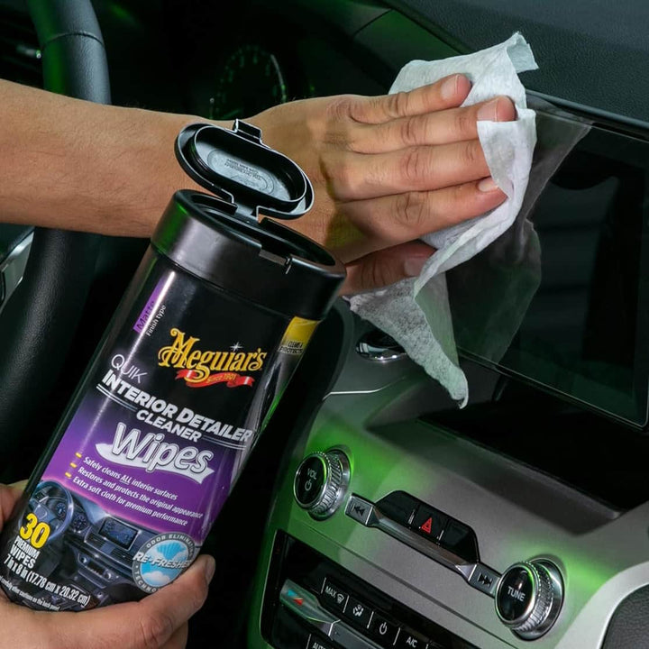 Meguiars Quik Interior Detailer Interior Wipes - G13600