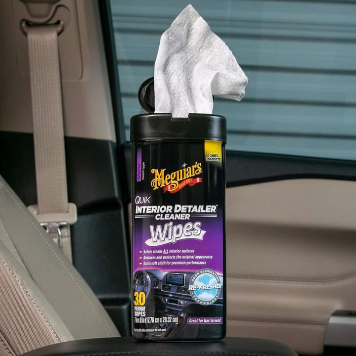 Meguiars Quik Interior Detailer Interior Wipes - G13600