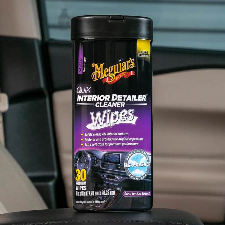 Meguiars Quik Interior Detailer Interior Wipes - G13600