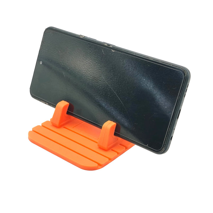 Rubber Mobile Phone Holder - Orange