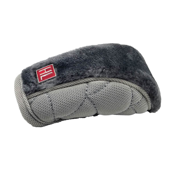 Hl Wool With Nylon Fabric Manual Gear Shift Knob Cover - Grey