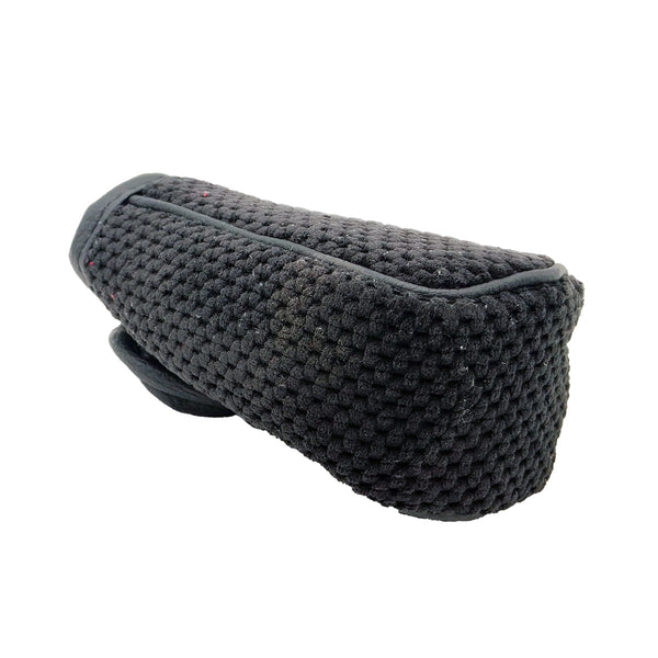 Knit Fabric Manual Gear Shift Knob Cover - Black