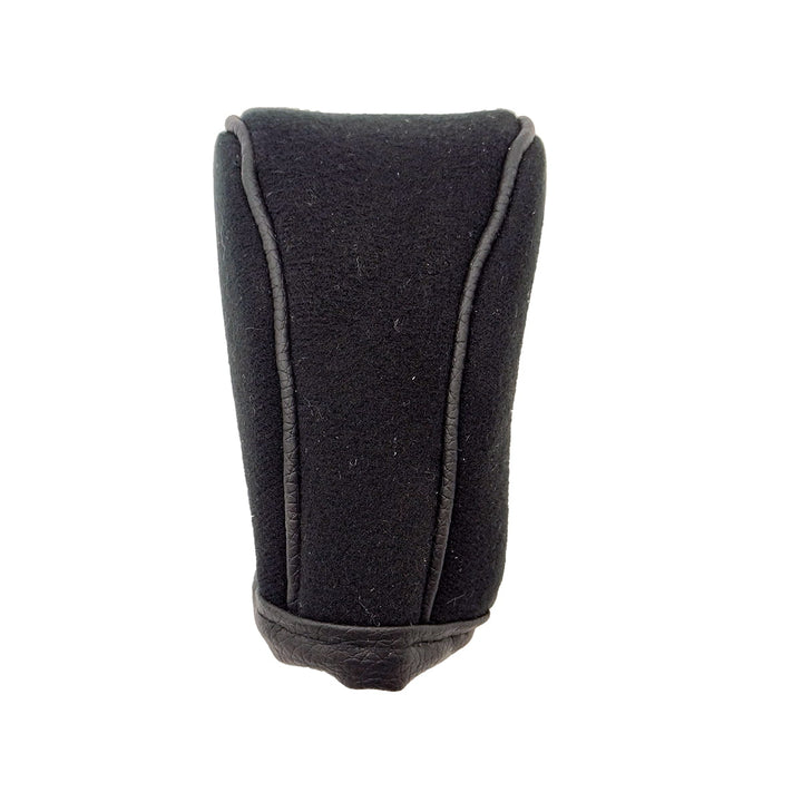 Fleece Fabric Manual Gear Shift Knob Cover - Black