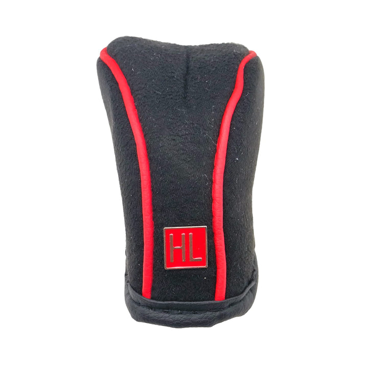 Hl Fleece Fabric Manual Gear Shift Knob Cover Type R Style - Black With Red