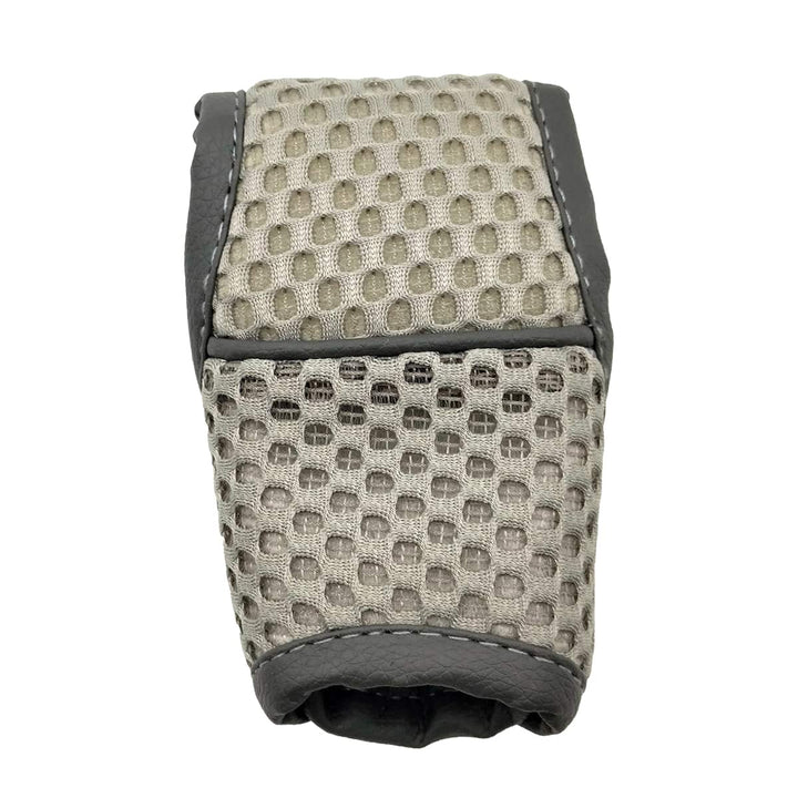 Mesh Fabric With Magic Auto Gear Shift Knob Cover - Grey