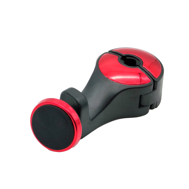 Magnet Neck Rest Mobile Holder - Black Red