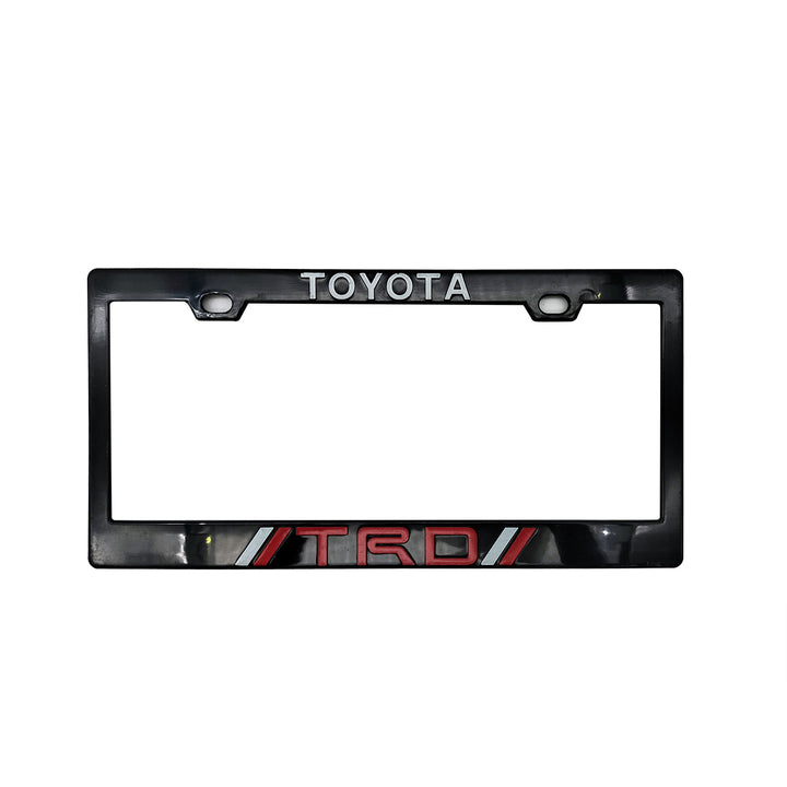 Toyota TRD Number Plate Bracket - Black Each