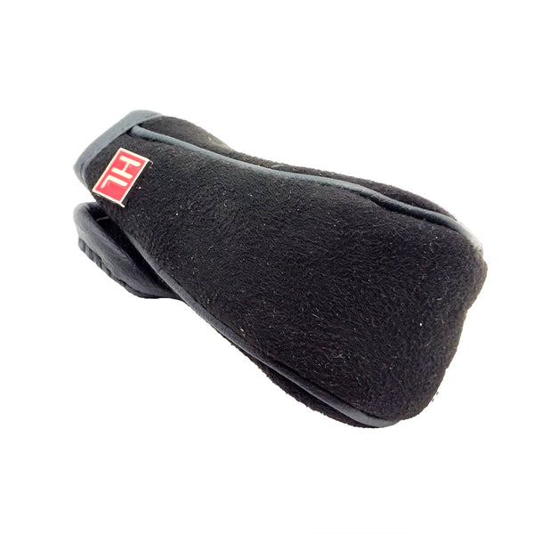 Hl Fleece Fabric With Magic Manual Gear Shift Knob Cover - Black