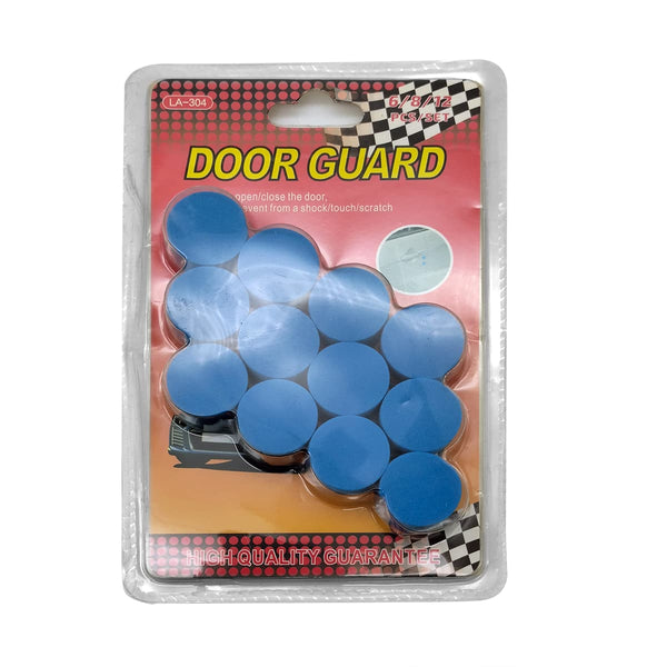 Round Soft Door Guards 12 Pcs - Blue