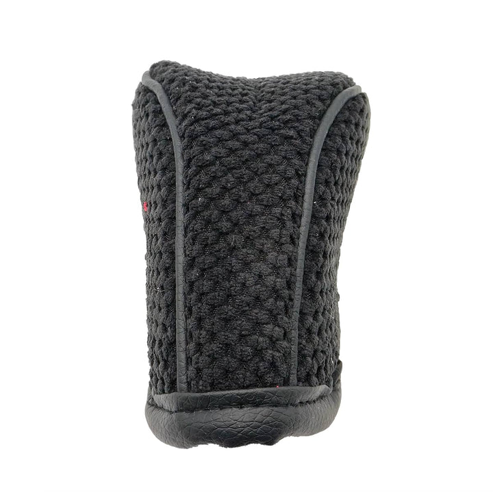 Knit Fabric With Zip Manual Gear Shift Knob Cover Black