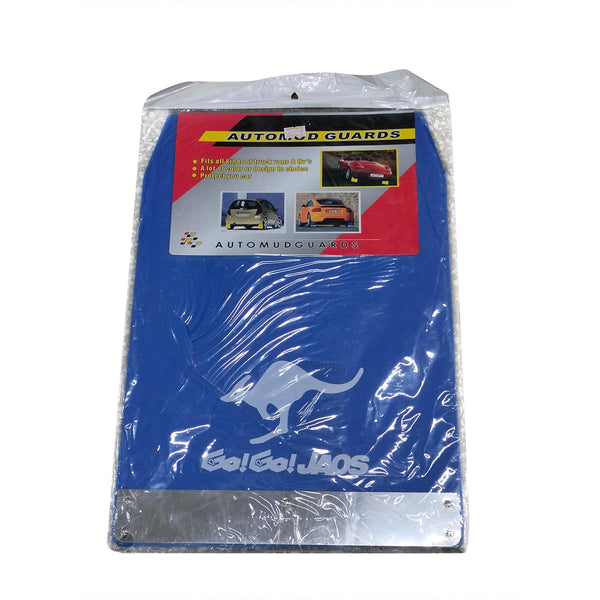 Kangaroo Premium Universal Mud Flaps For SUV Cars Large - Blue