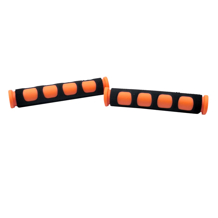 Special Grips Rubber Motorcycle Bike Front Brake And Clutch Lever Grips Pair - Black Orange