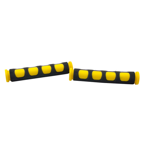 Special Grips Rubber Motorcycle Bike Front Brake And Clutch Lever Grips Pair - Black Yellow