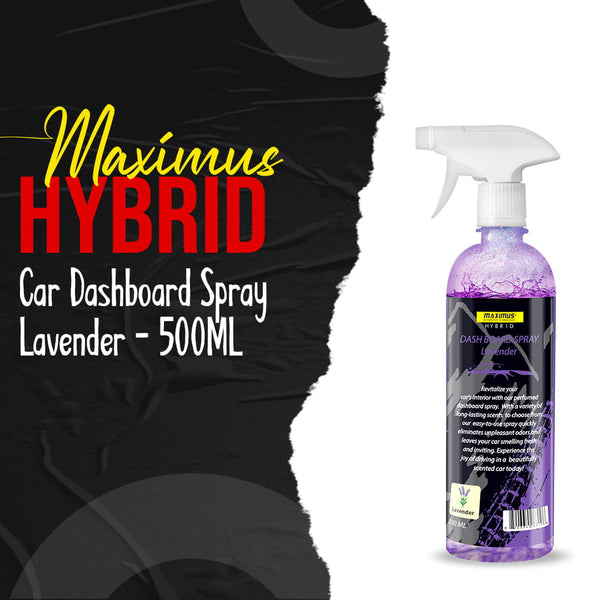 Maximus Hybrid Car Dashboard Spray Lavender - 500ML