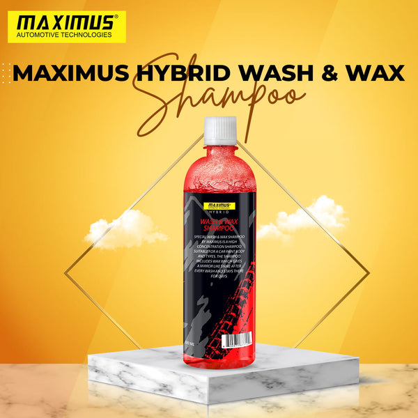 Maximus Hybrid Wash & Wax Shampoo - 500 ML