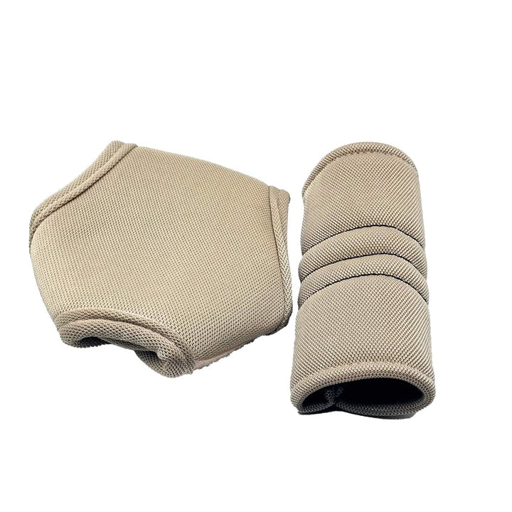 Nylon Fabic With Magic Gear Shift And Hand Brake Cover 2 Pcs - Beige