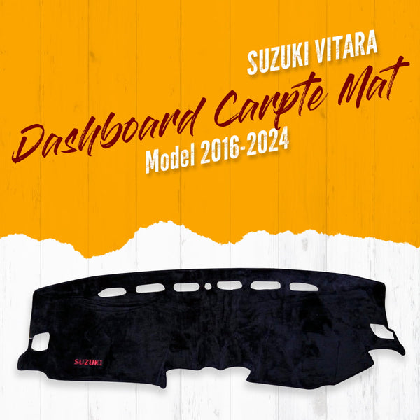 Suzuki Vitara Dashboard Carpet Black - Model 2016-2024