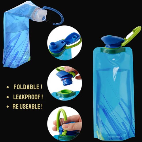 Romix Foldable & Easy Portable Water Bottle – Multi