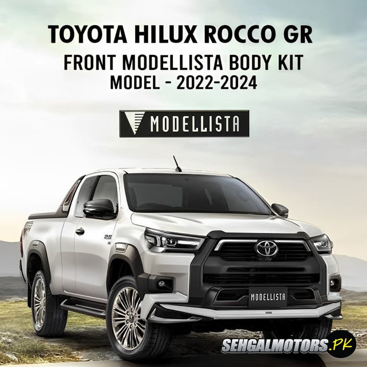 Toyota Hilux Rocco GR Front Modellista Body Kit - Model - 2022-2024