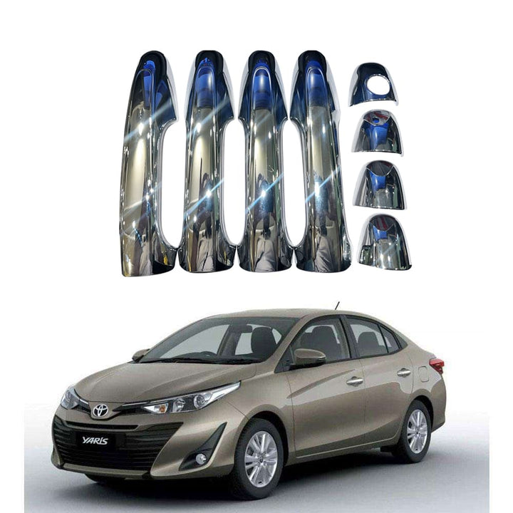 Toyota Yaris Door Handle Chrome Covers - Model 2020-2021