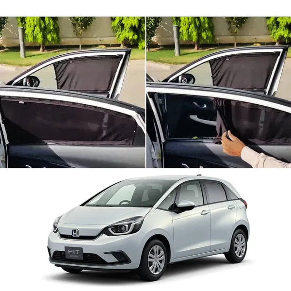 Honda Fit Retractable Curtains Custom Fit Sunshades- Model 2016-2020