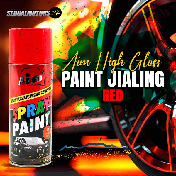 Aim High Gloss Spray Paint Jialing Red