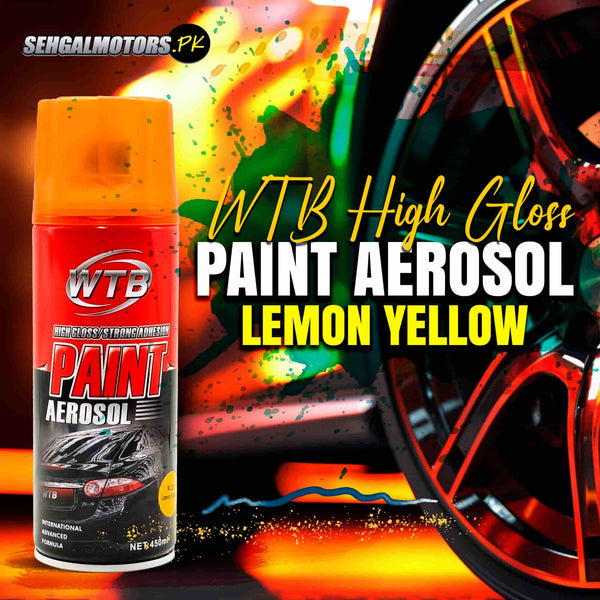 WTB High Gloss Paint Aerosol Lemon Yellow