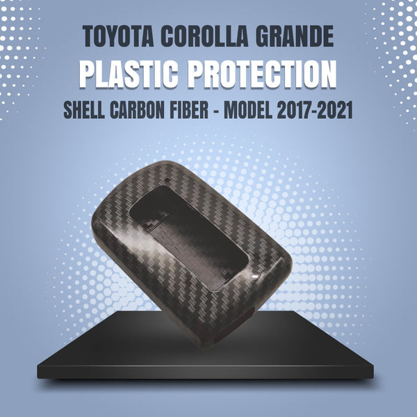 Toyota Corolla Grande Plastic Protection Shell Carbon Fiber  Model 2017-2021