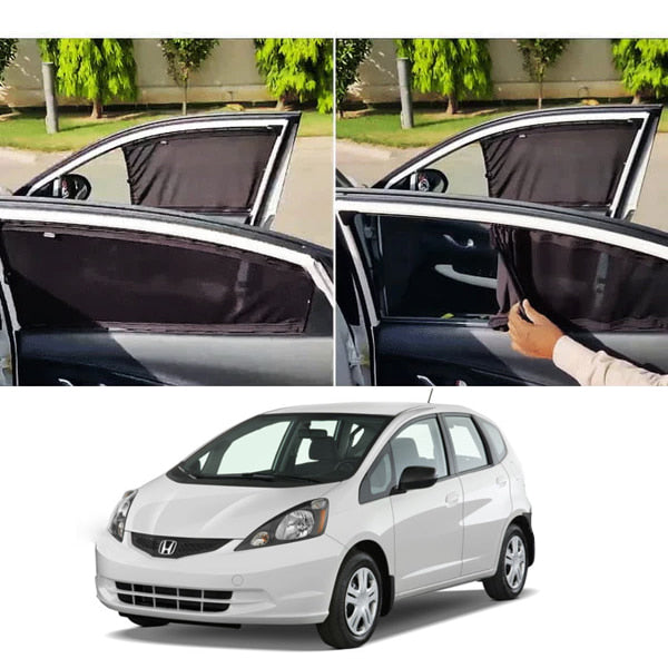 Honda Fit Retractable Curtains Custom Fit Sunshades- Model 2012-2016