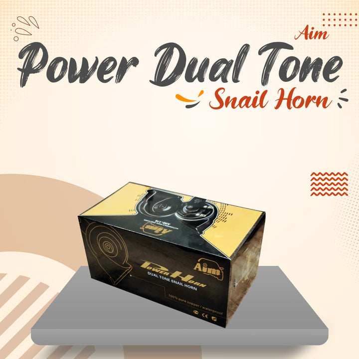 Aim Power Dual Tone Snail Horn (Code 176)