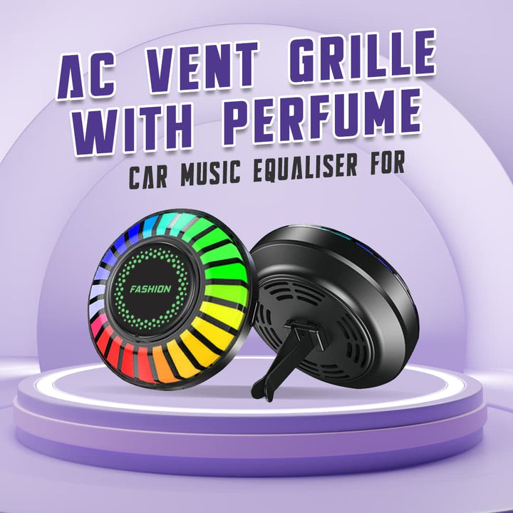 Car Music Equaliser For AC Vent Grille with Perfume