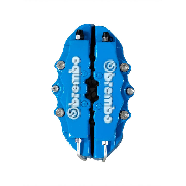 Brake Disk Caliper Pad Cover Pair Small - Blue