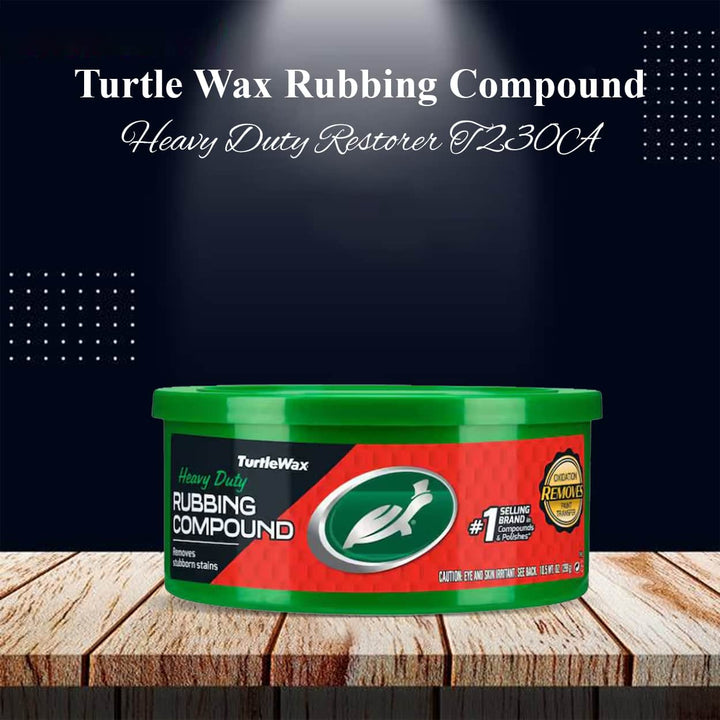 Turtle Wax Rubbing Compound Heavy Duty Restorer T230A