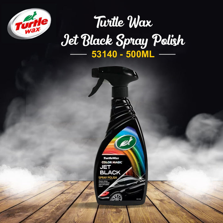 Turtle Wax Jet Black Spray Polish (53140) - 500ML